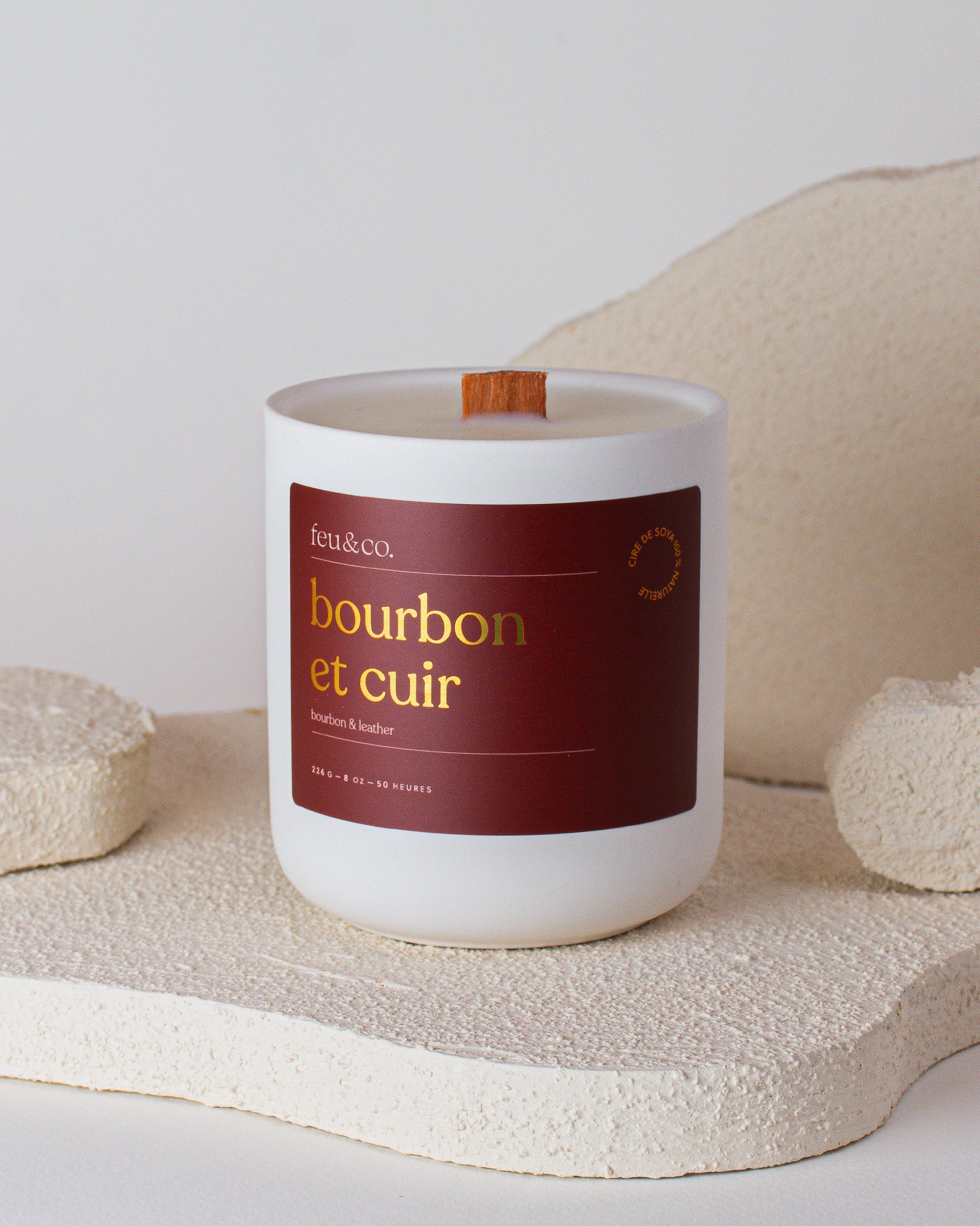 Candle - Bourbon and Leather