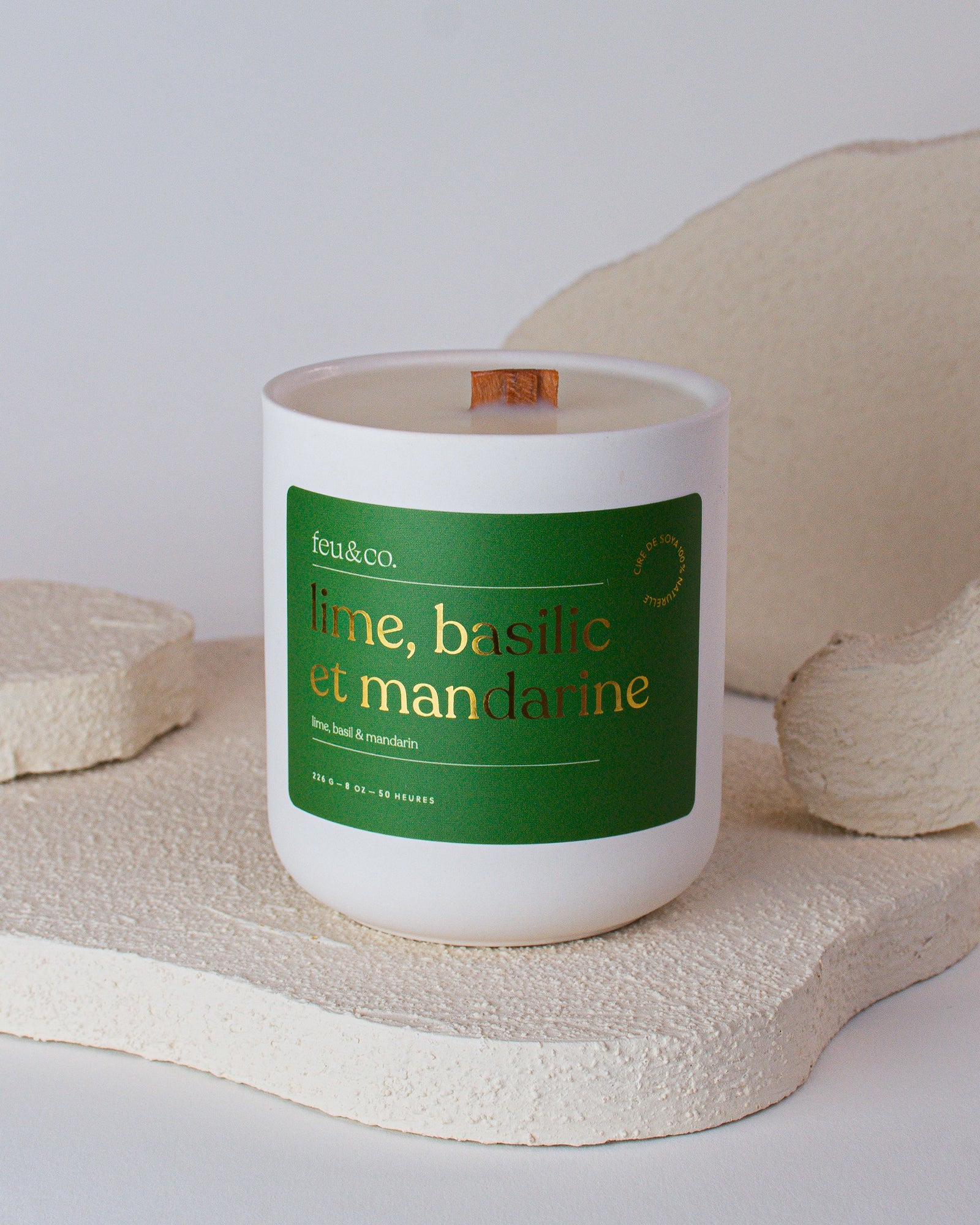 Candle - Lime, Basil, and Mandarin