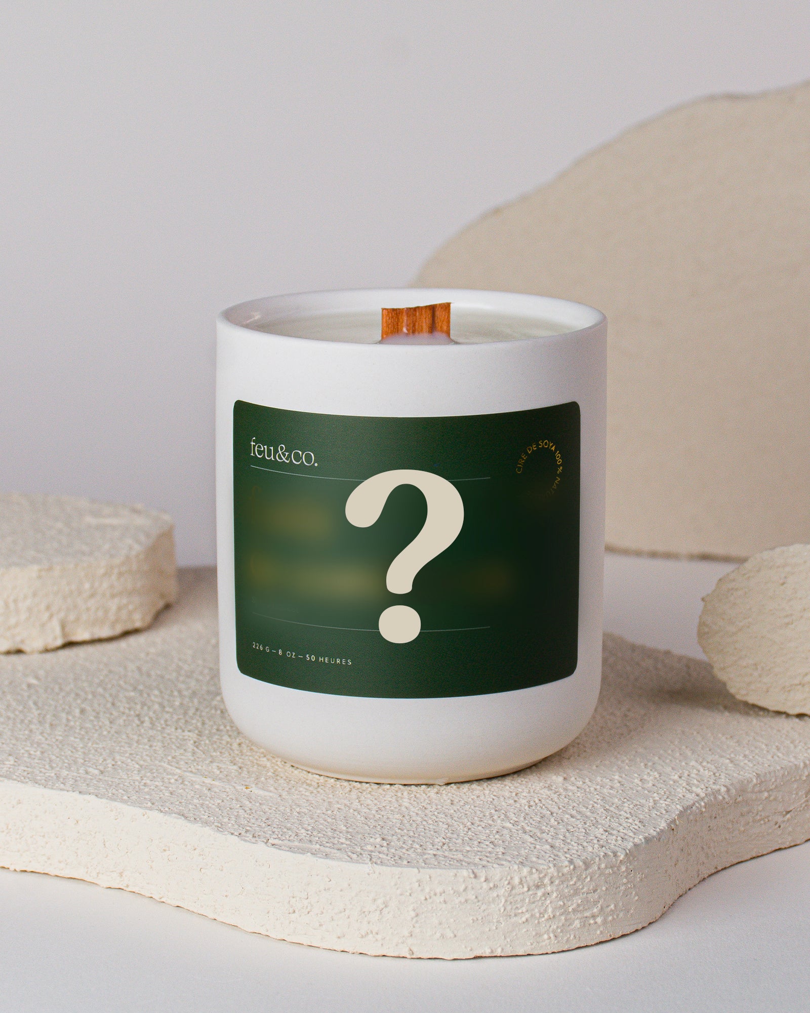 Bougie imparfaite - Fragrance mystère