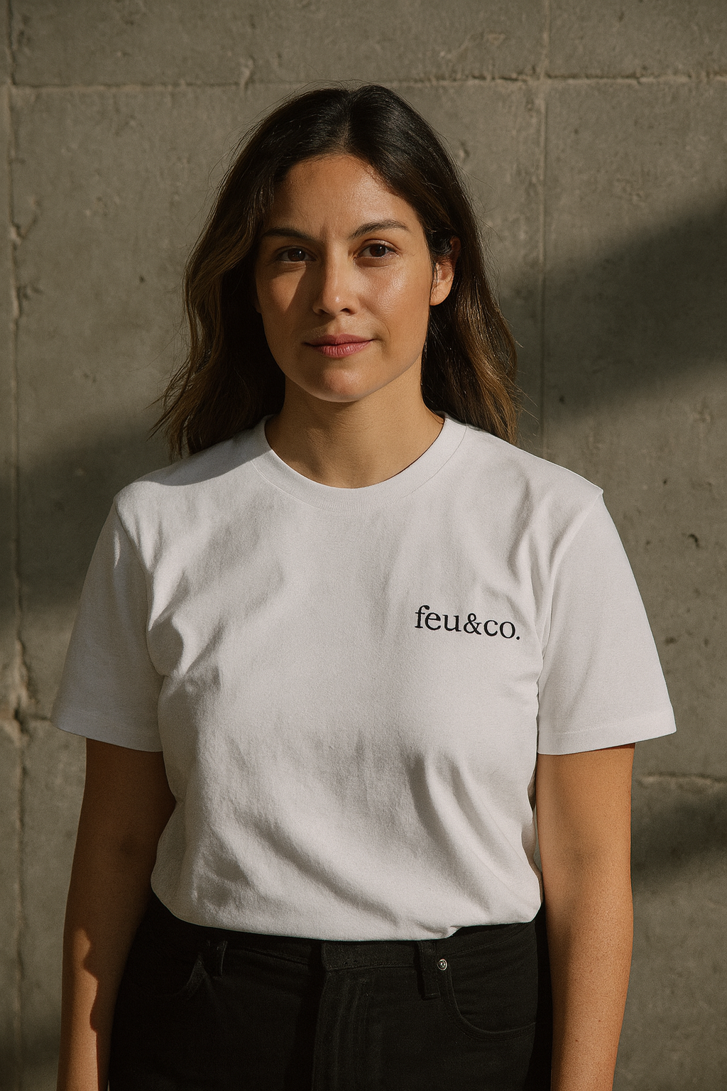 T-Shirt blanc Feu&Co.