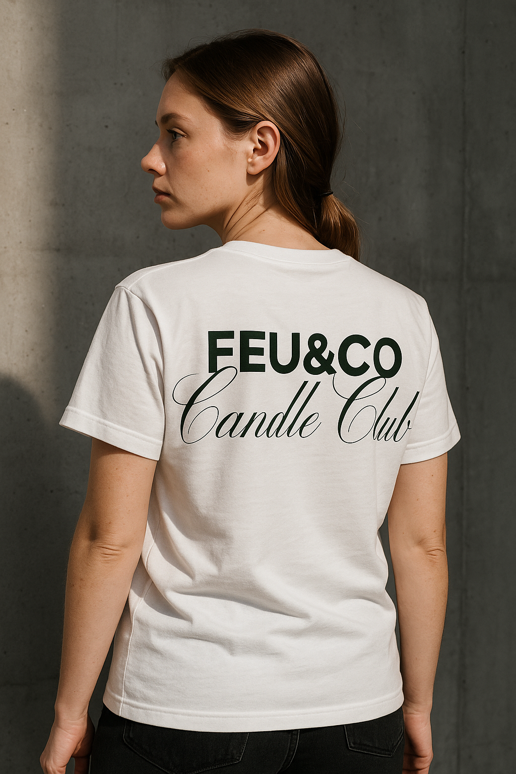 T-Shirt blanc Feu&Co.