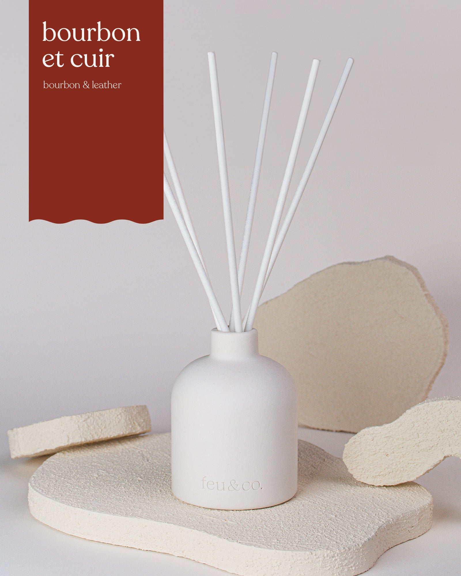 Reed Diffuser - Bourbon and Leather