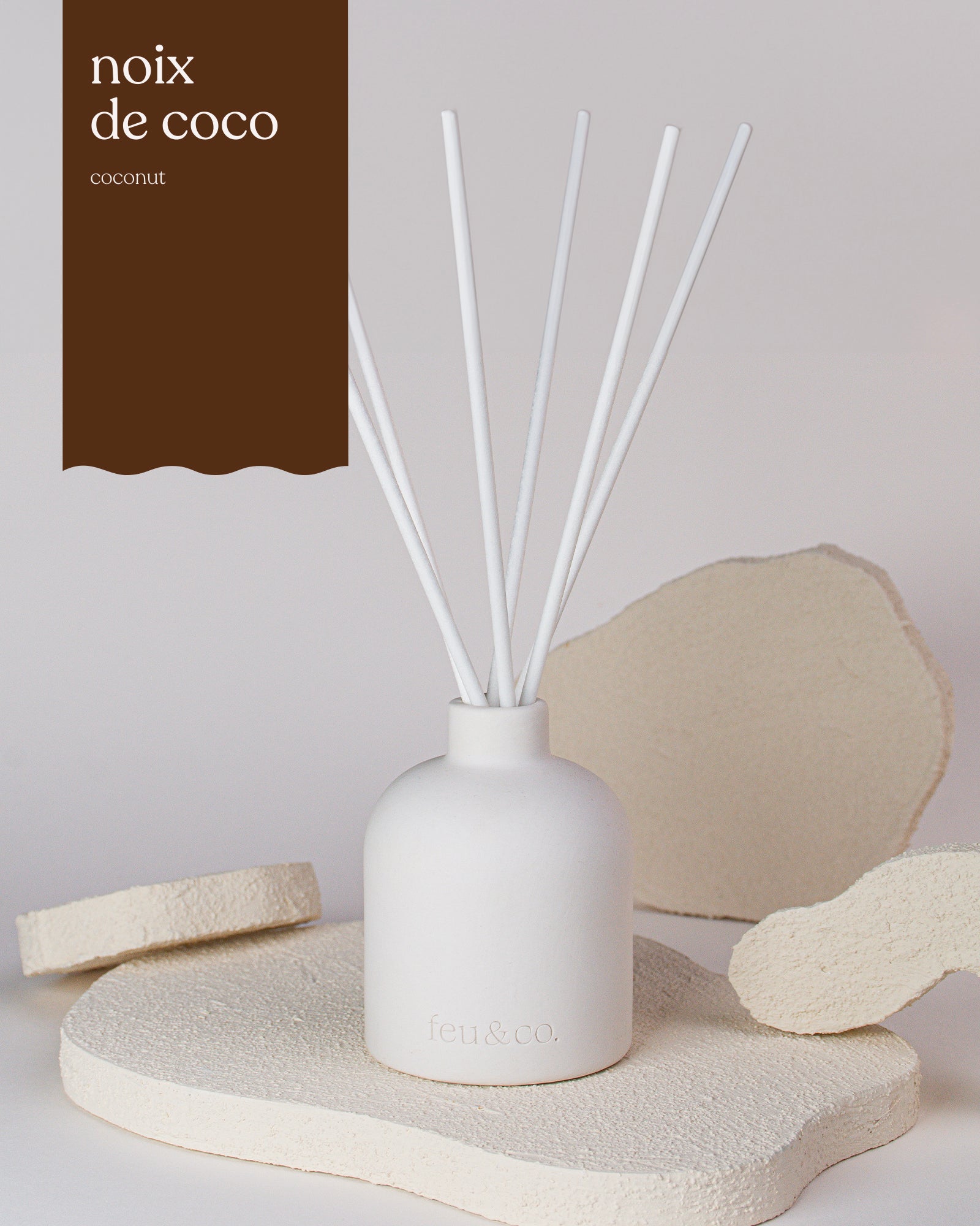 Diffuseur roseaux - Noix de coco