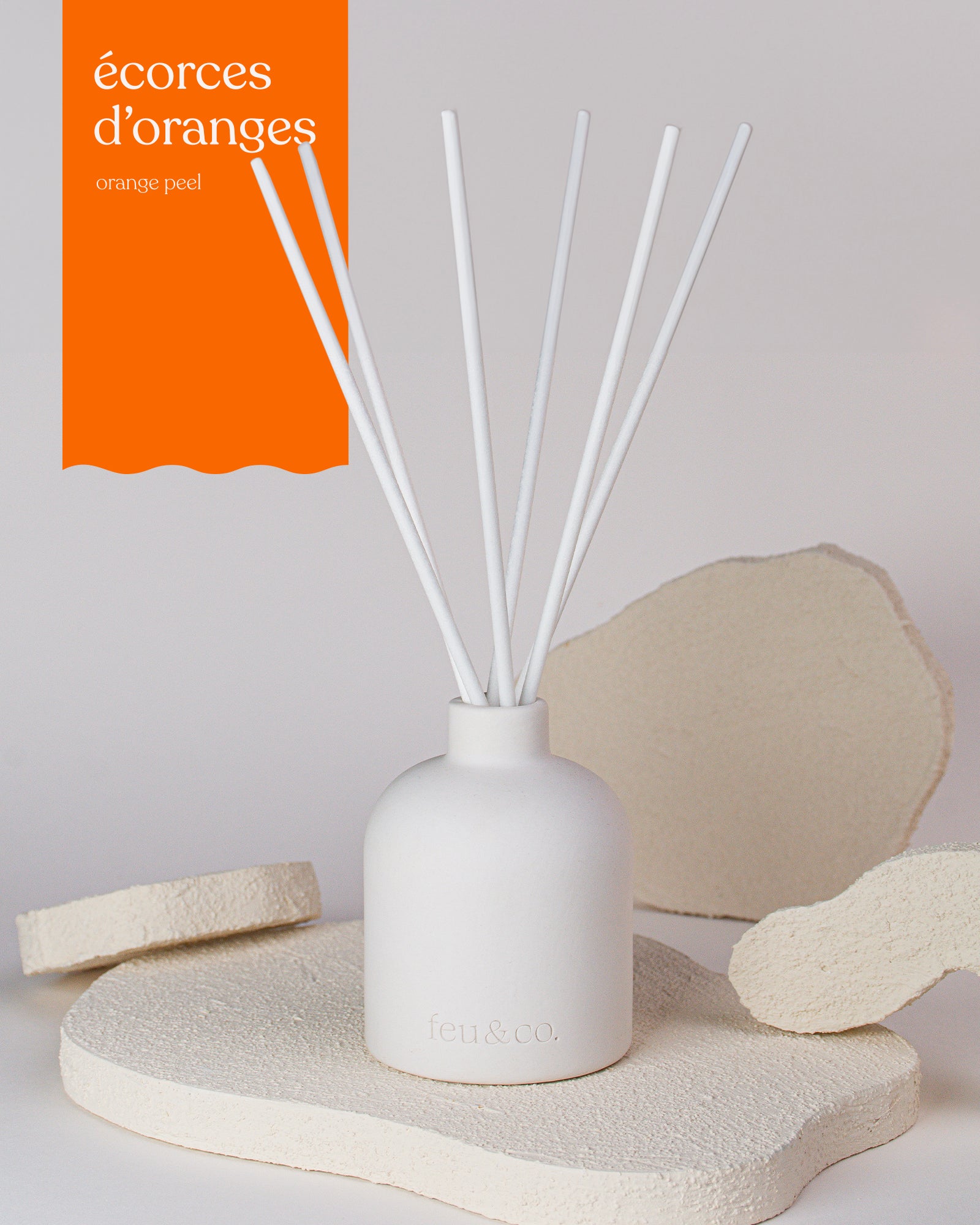 Diffuseur roseaux - Écorces d'oranges