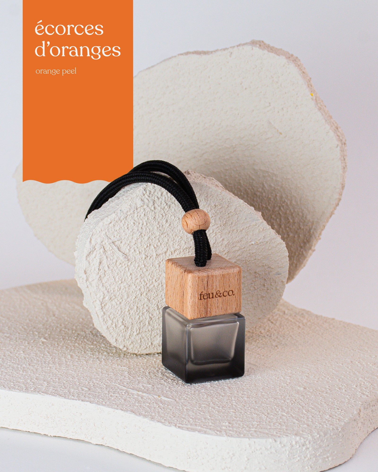 Diffuseur voiture - Écorces d'oranges