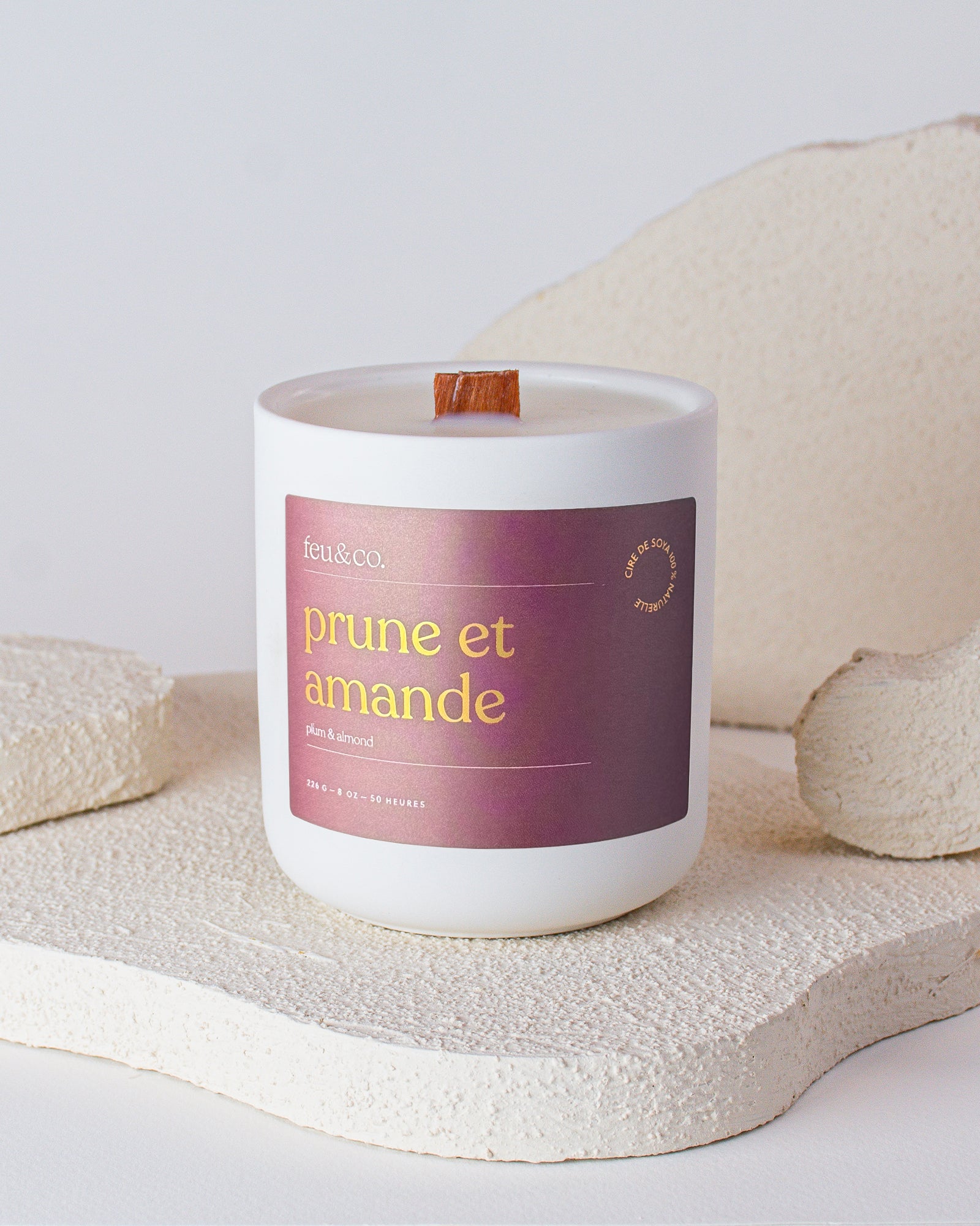 Bougie - Prune et amande