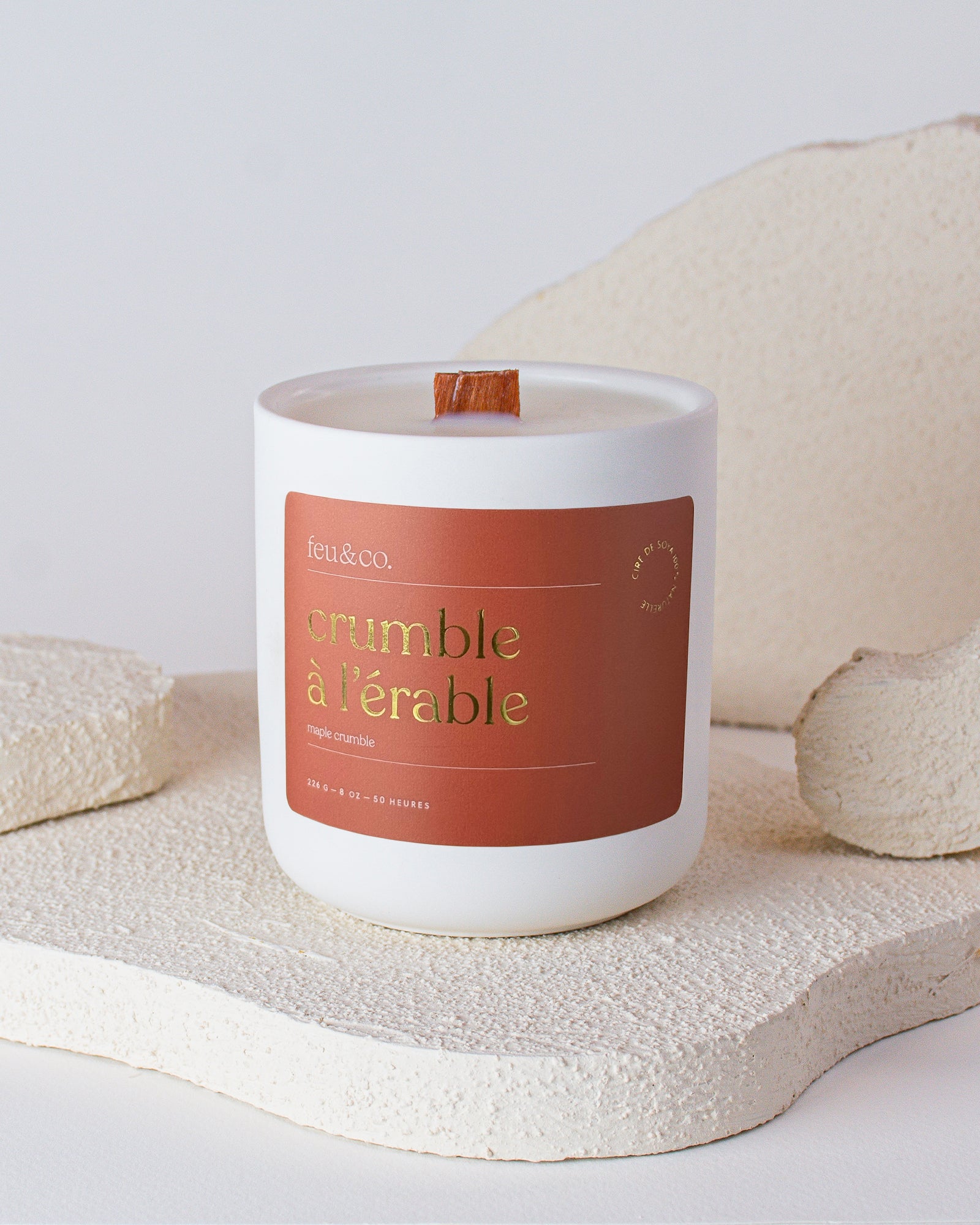 Bougie - Crumble à l'érable