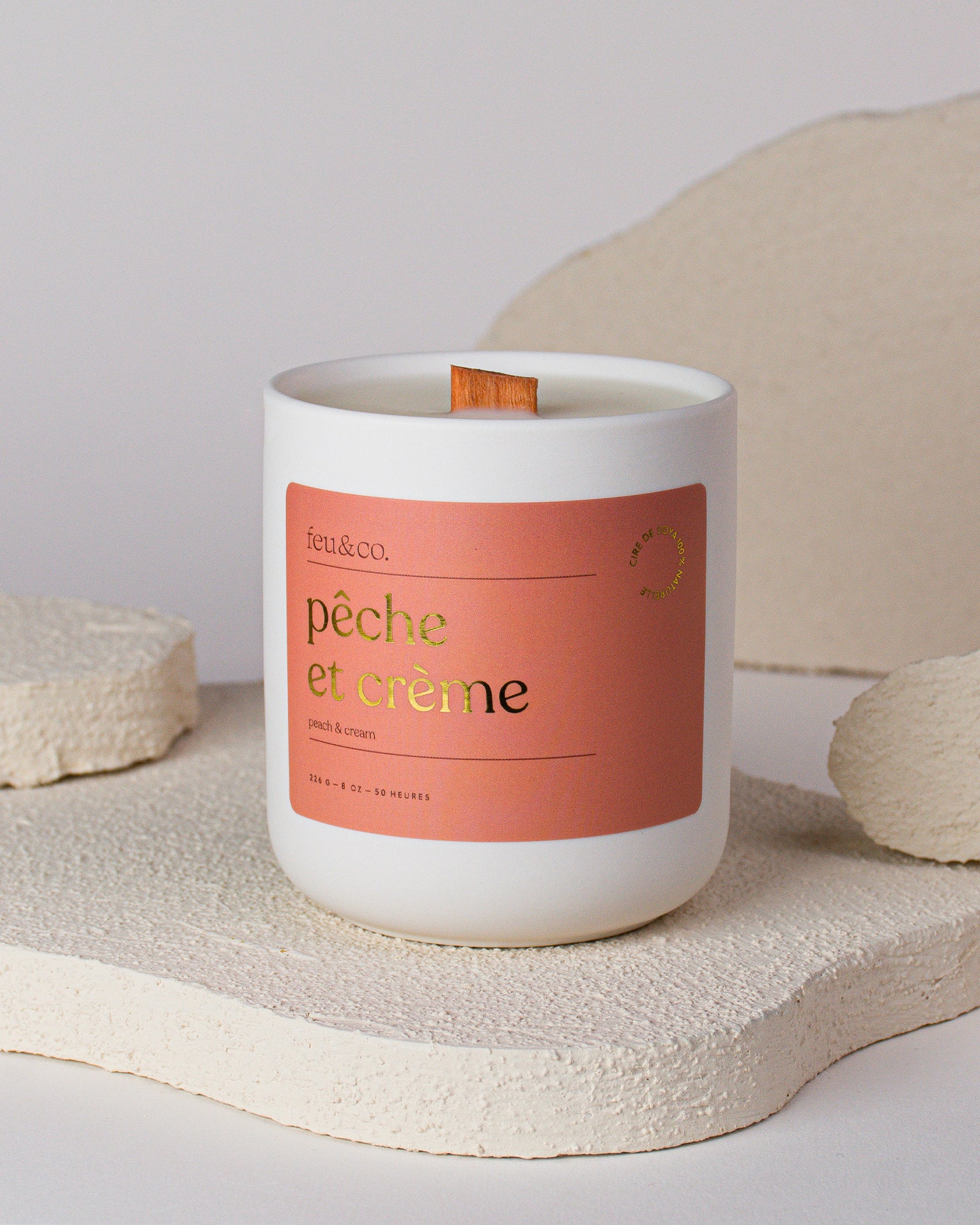 Candle - Peach and cream