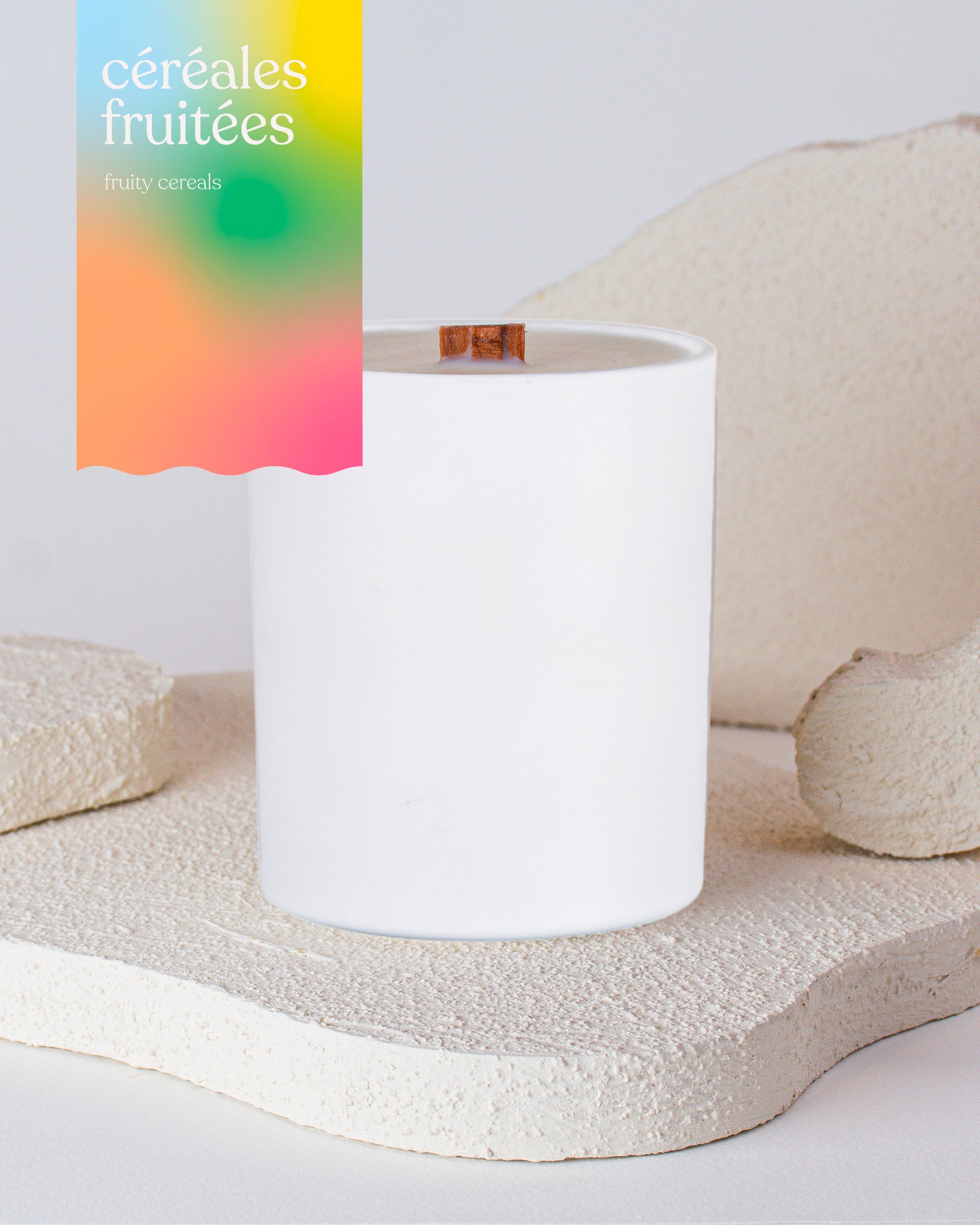 8oz Label-Free Candle – Fruity Cereal