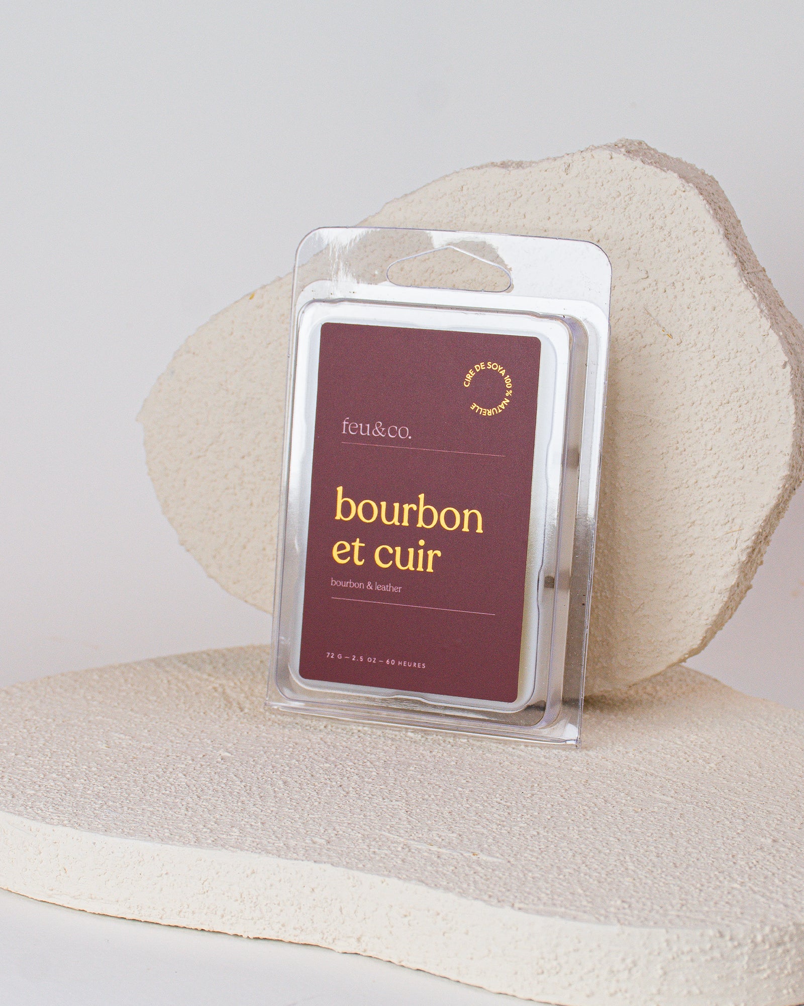 Cubes de cire - Bourbon et cuir