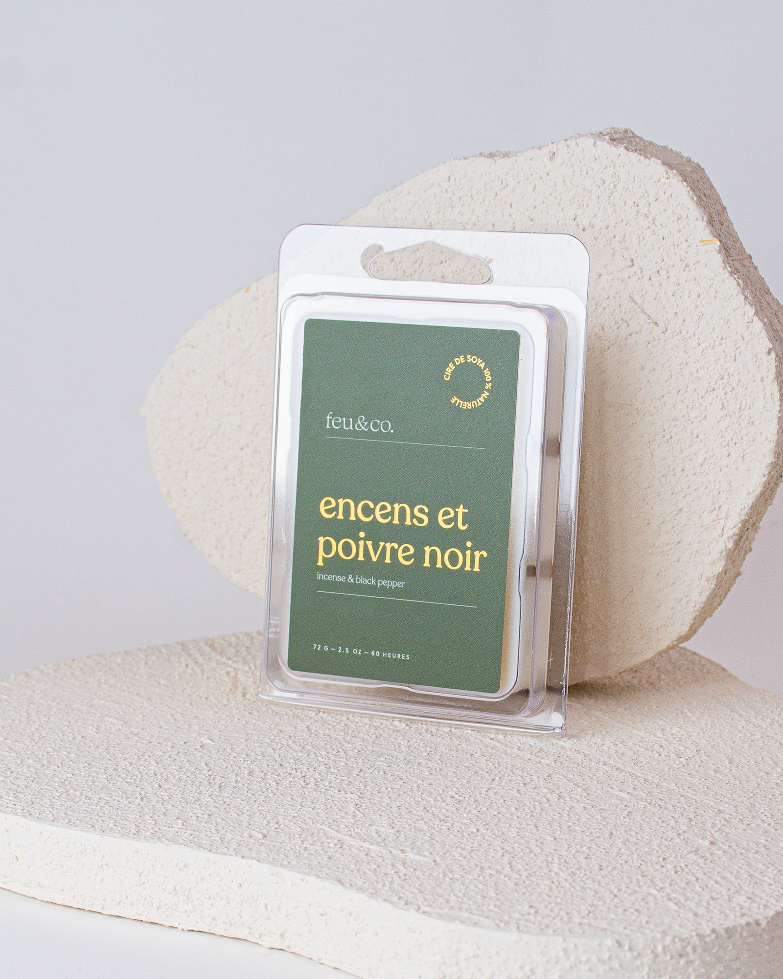 Cubes de cire - Encens et poivre noir