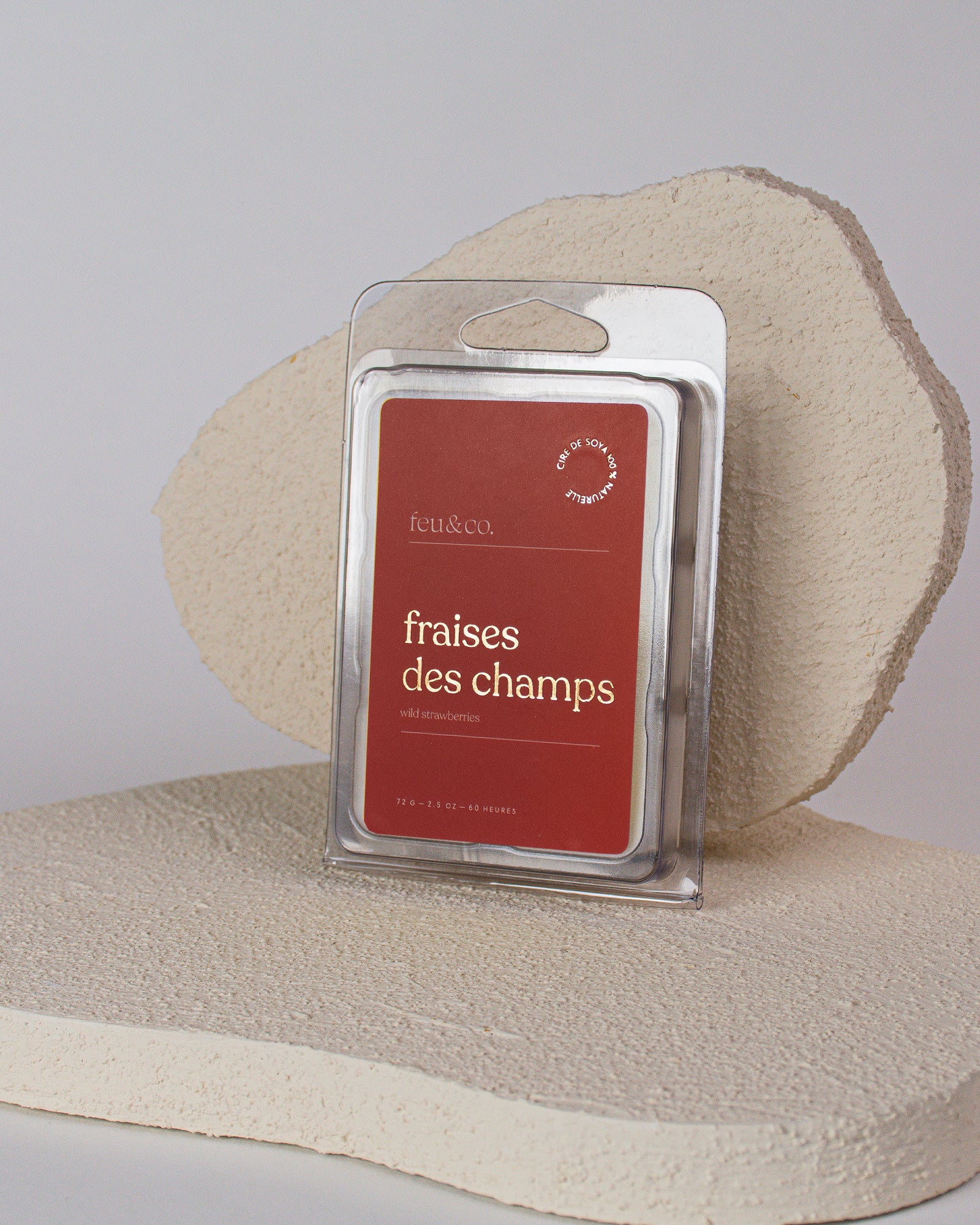 Cubes de cire - Fraises des champs