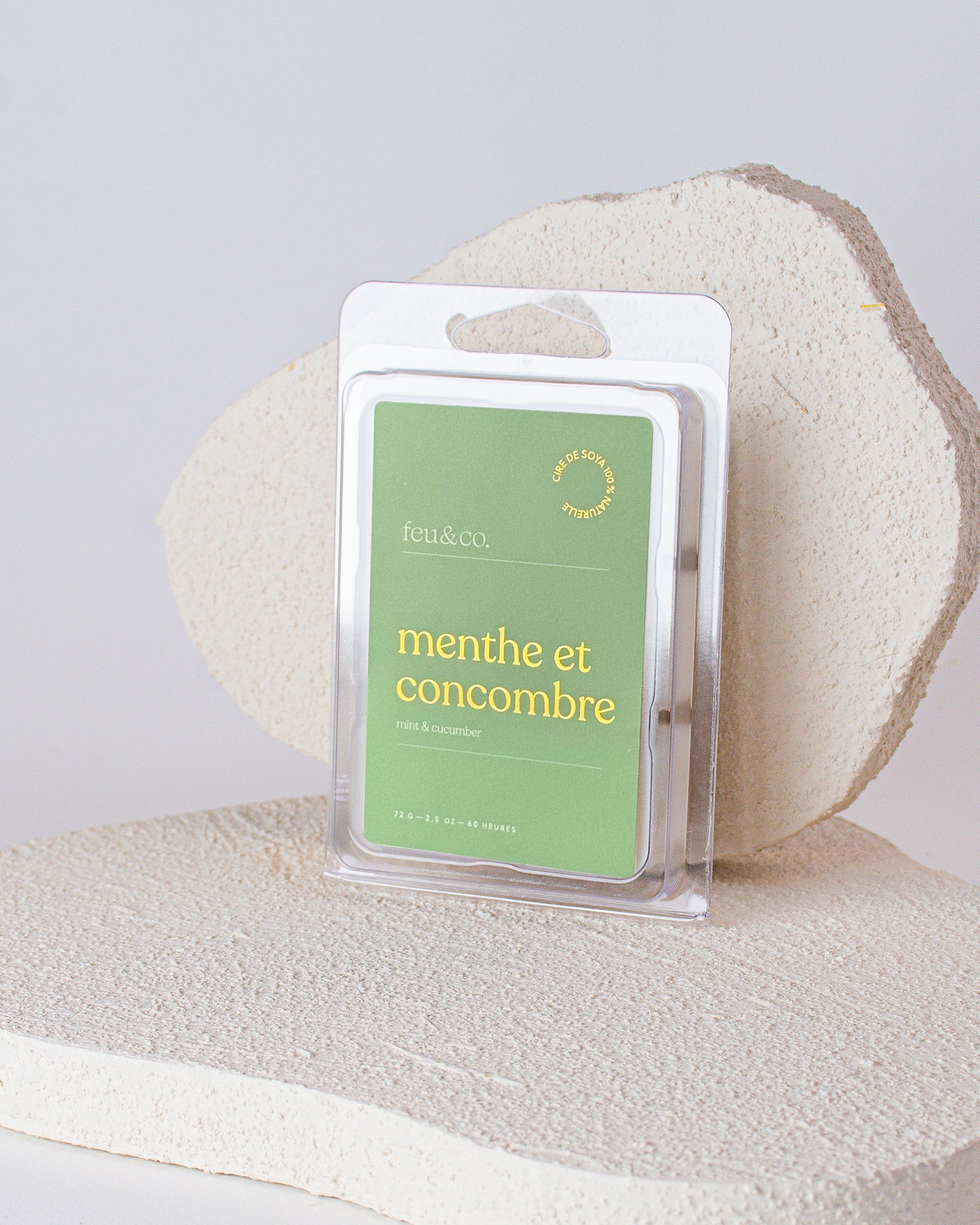 Cubes de cire - Menthe et concombre