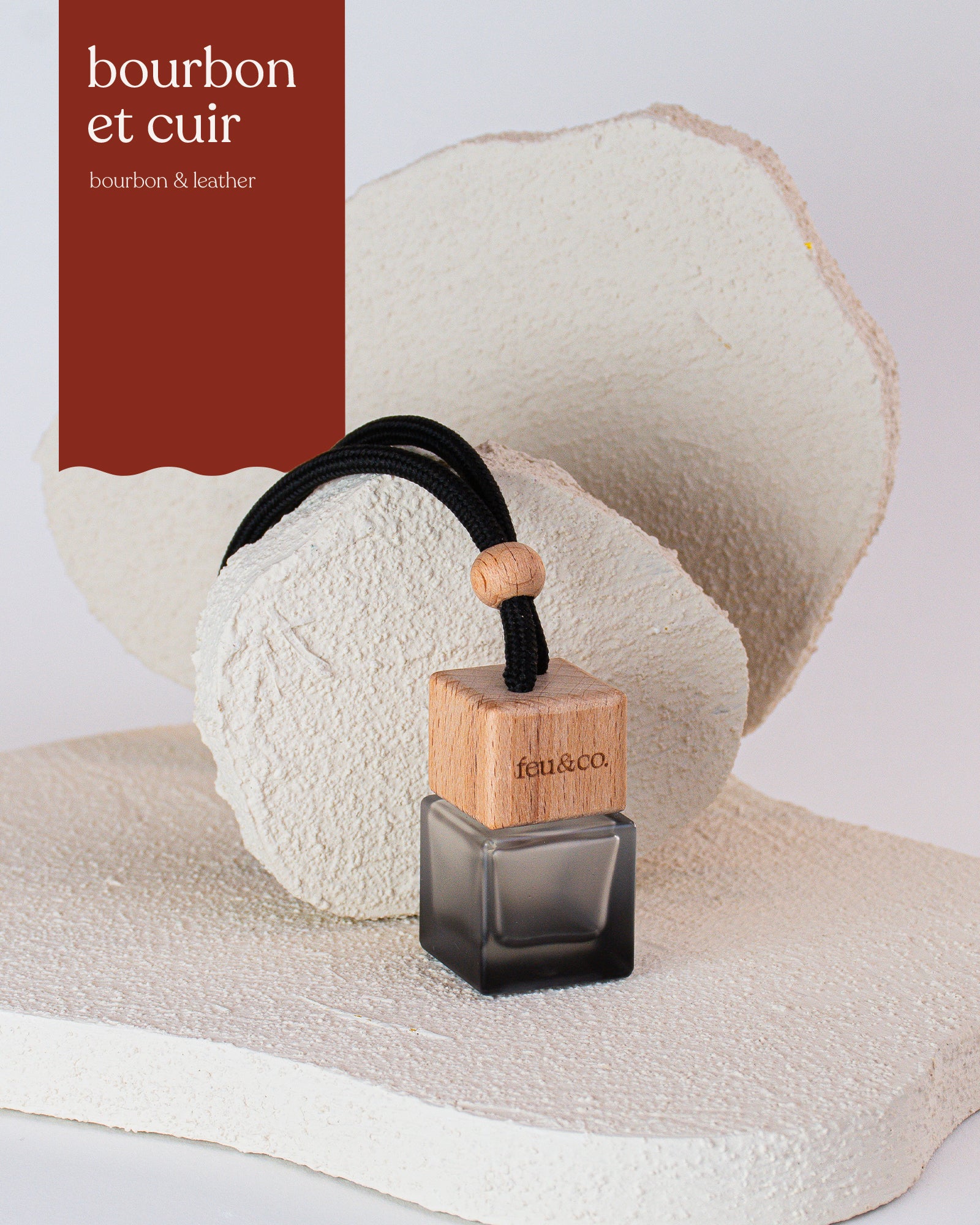 Car diffuser - Bourbon and Leather