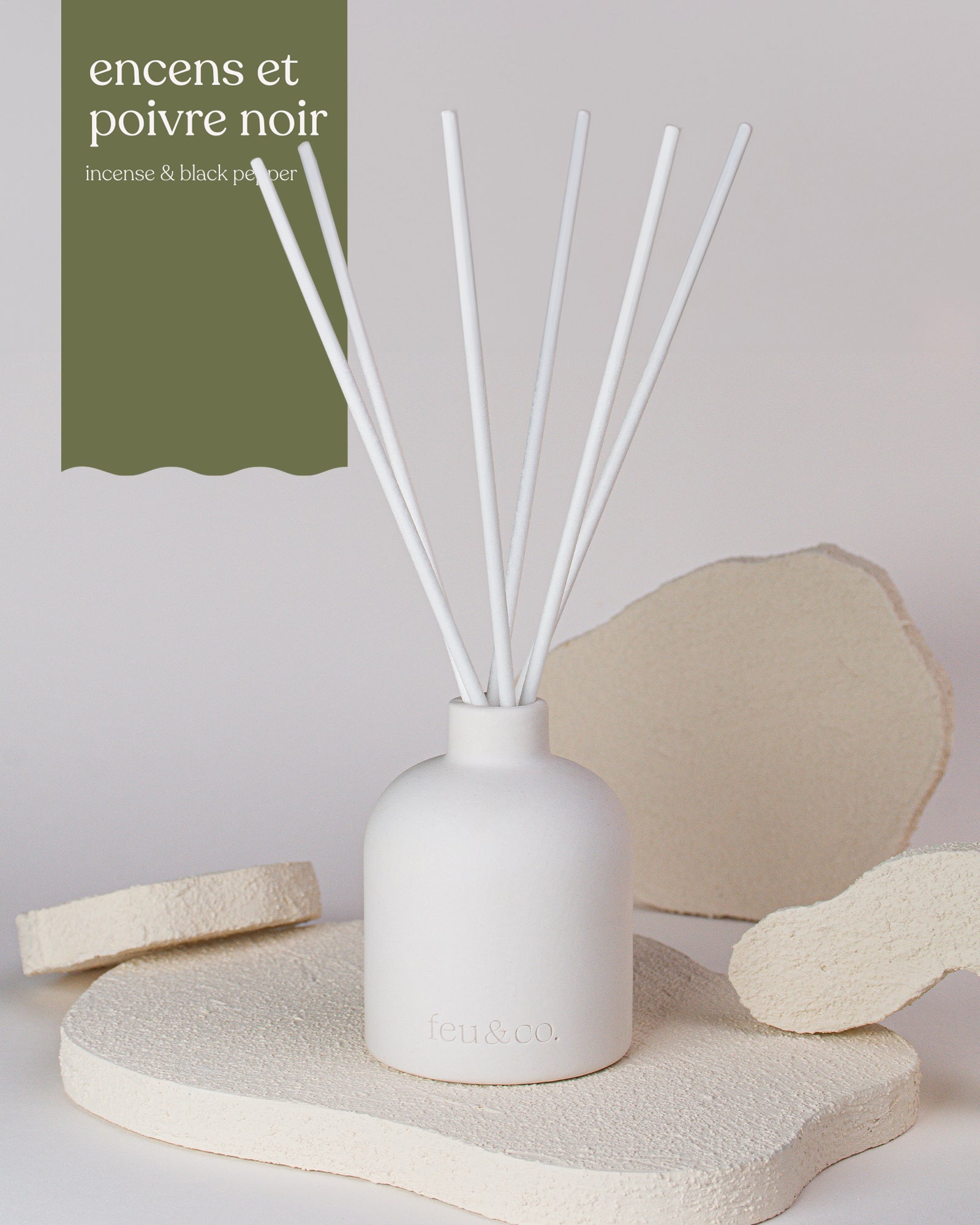 Diffuseur roseaux - Encens et poivre noir
