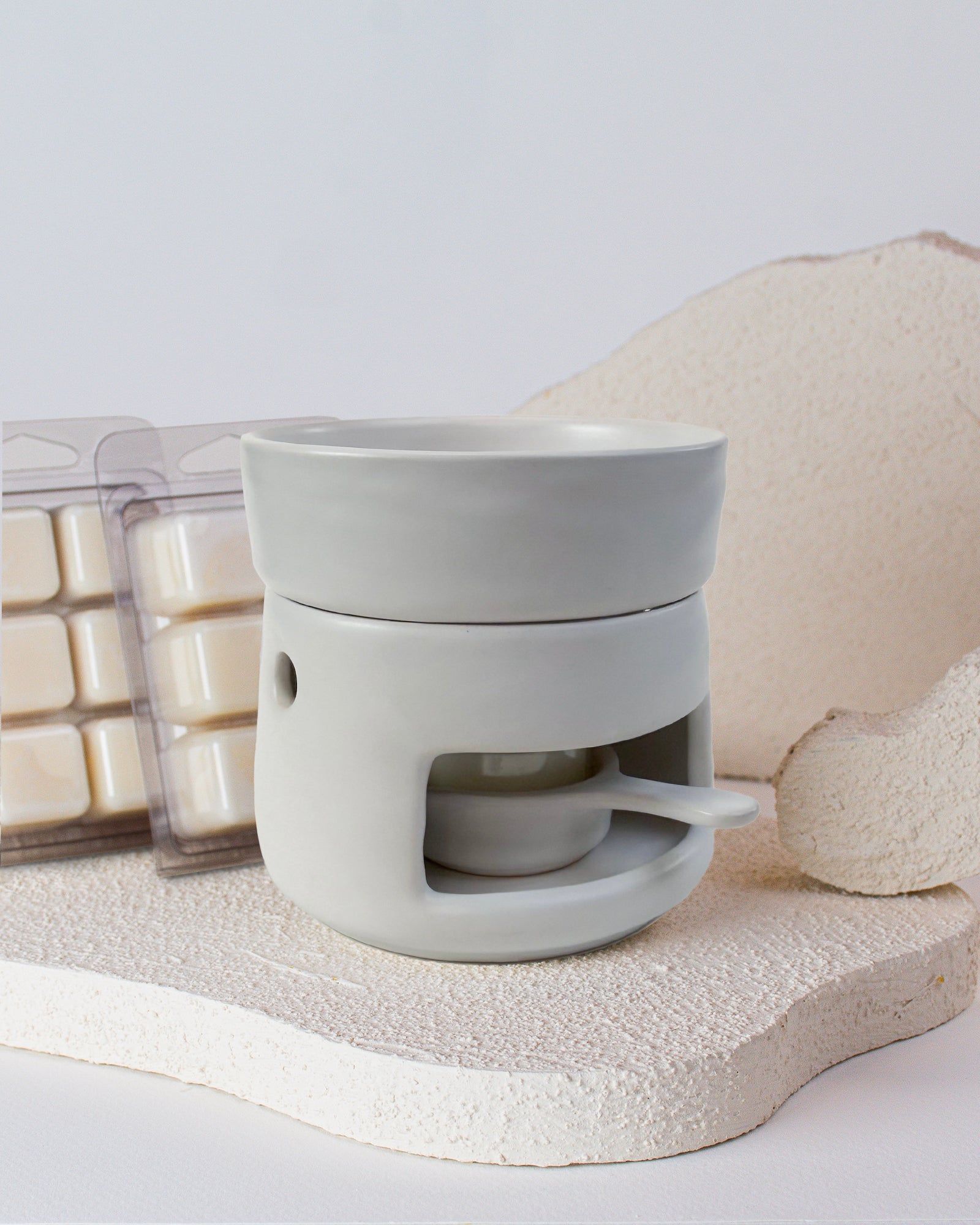 Ensemble diffuseur chauffe-plat et 2 cubes de cire