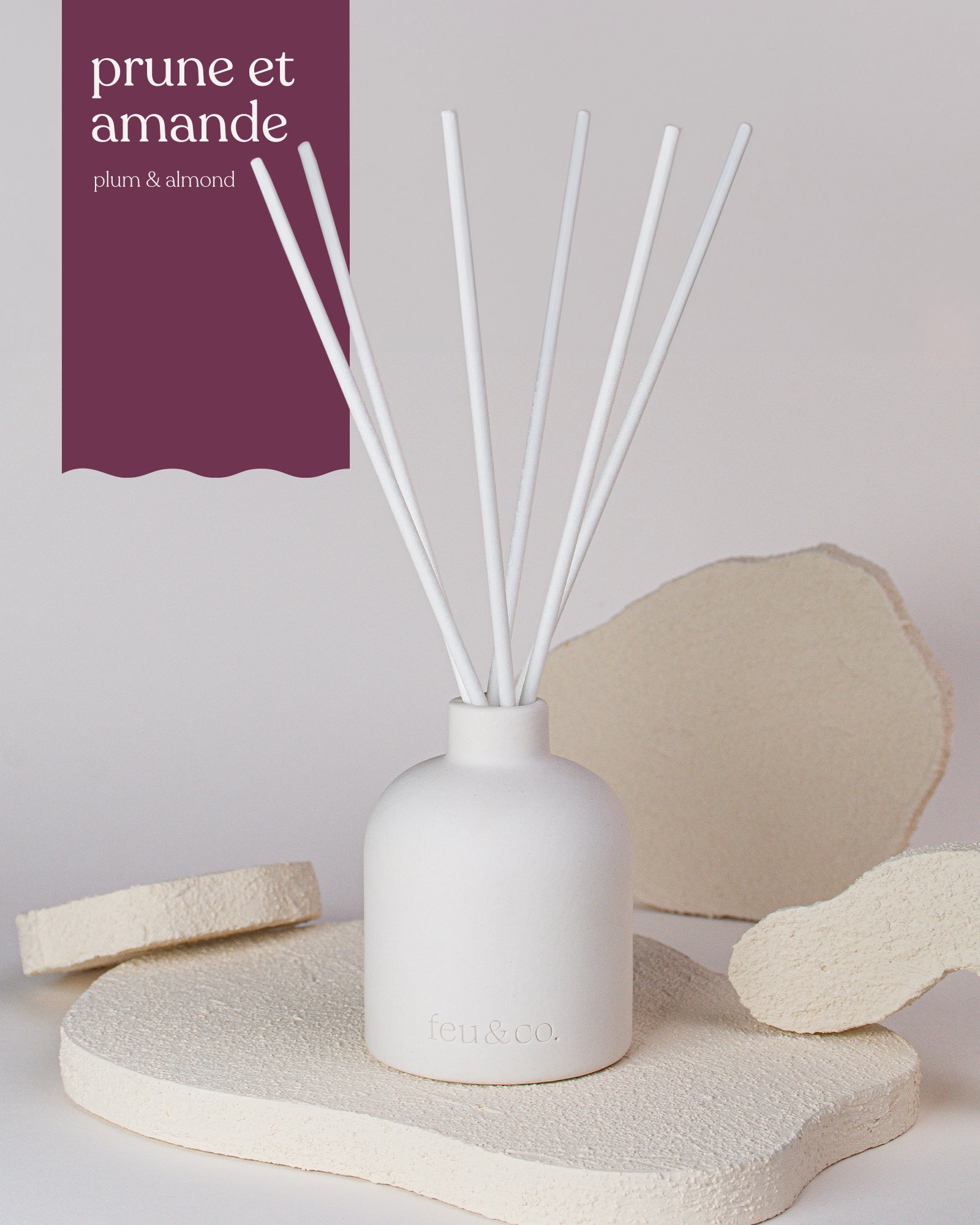 Plum & Almond Reed Diffuser