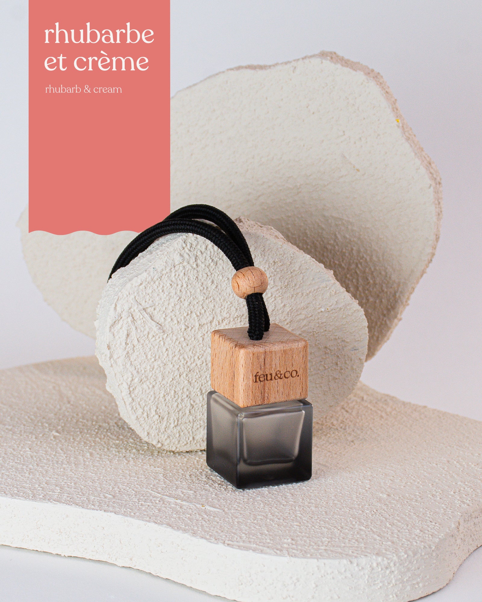Diffuseur voiture - Rhubarbe et crème