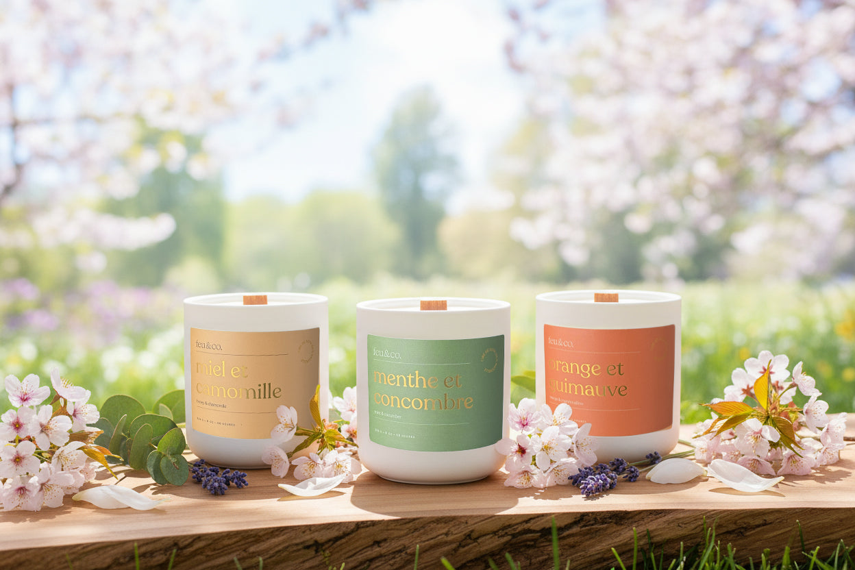 Spring Candle Trio