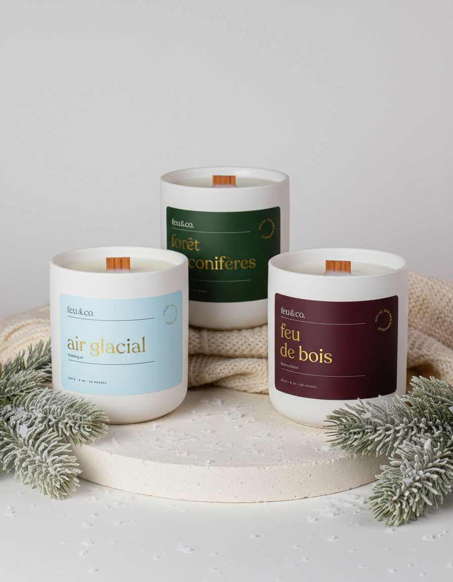 3 bougies - Refuge nordique