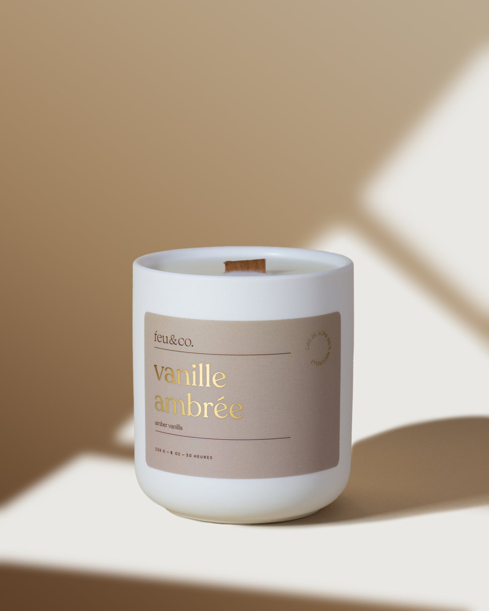 Bougie - Vanille ambrée